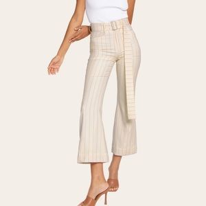 Orseund iris cropped flared pants size 0